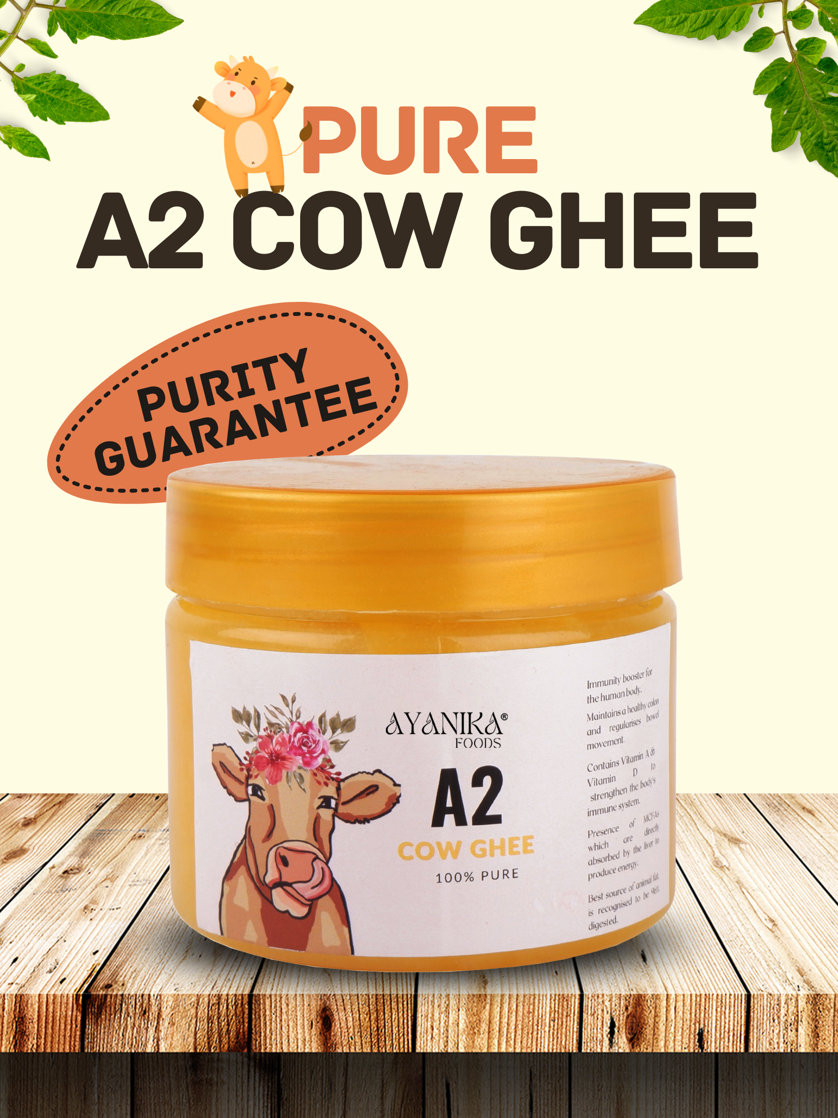 Ayanika's Pure A2 Cow Ghee
