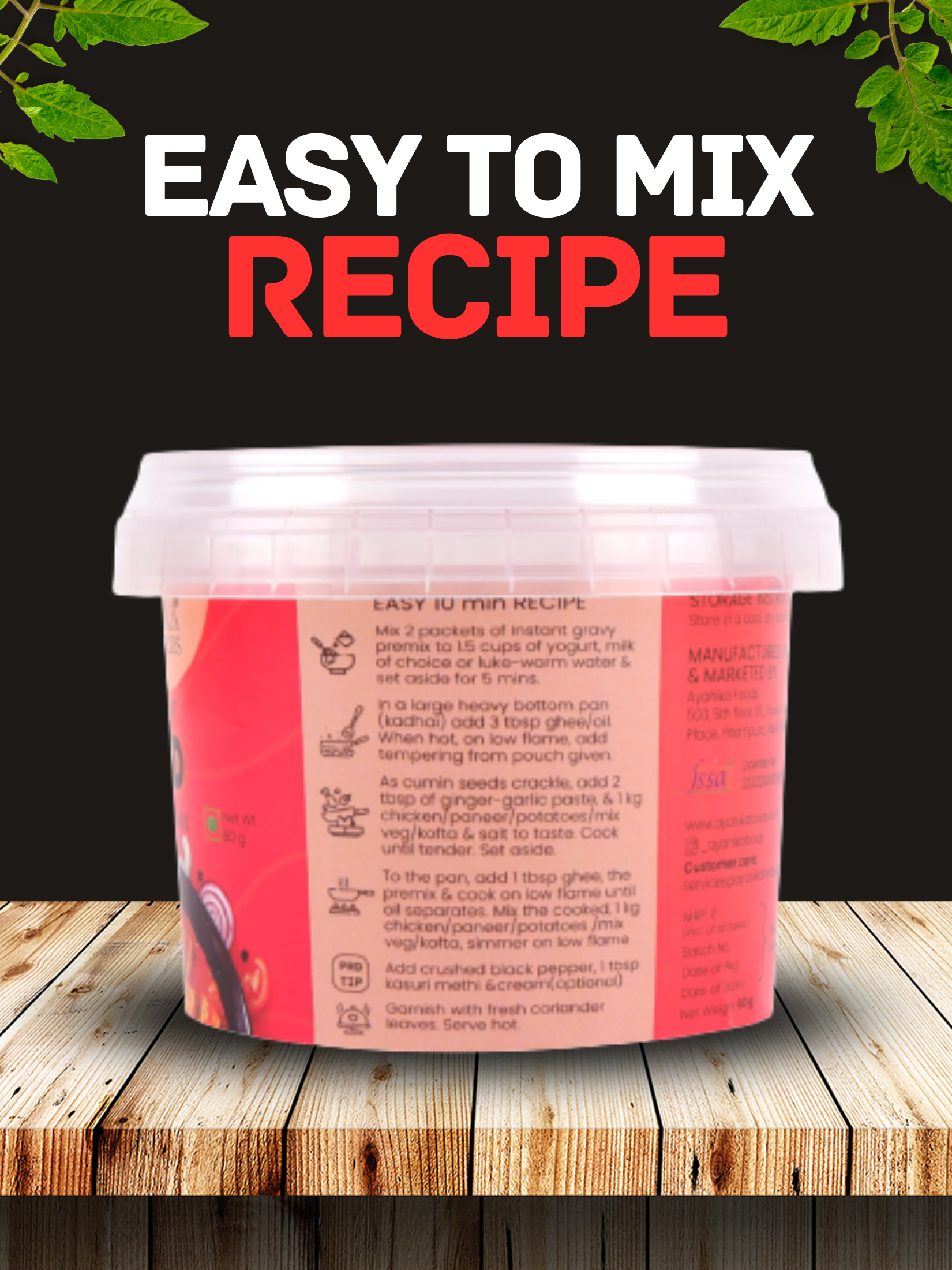 Instant Gravy Mix Assortments Pack of 4